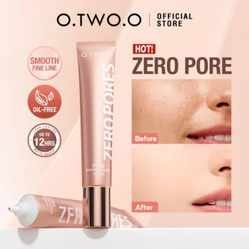 O.TWO.O Face Makeup Base Poreless Primer 20ml Lightweight Matte Finish Oil-Control Foundation Primer Cosmetics