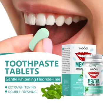 Mint Flavors Toothpaste Tablets Improve Bad Breath Remove Smoke Stains Fresh Oral Hygiene Solid Toothpaste Tablet