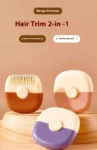 Women's Home Use Dual-Sided Hair Trimmer Multi-Function Two-In-One Baby Special Hair Clipper Comb for Bangs Trimming