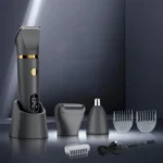 Electric Hair Clipper Body Groin Trimmer for Men or Bikini Trimmer Women Wet Dry Shaver Groomer Replaceable Ceramic Blade Heads