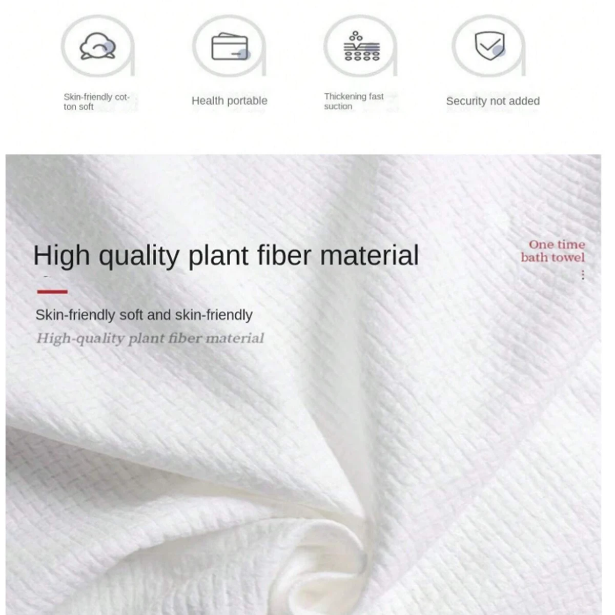 Disposable Compressed Towel With Increased Thickness Compression Water Absorption And No Shedding Of Hair Portable Towel For Tra - Image 3