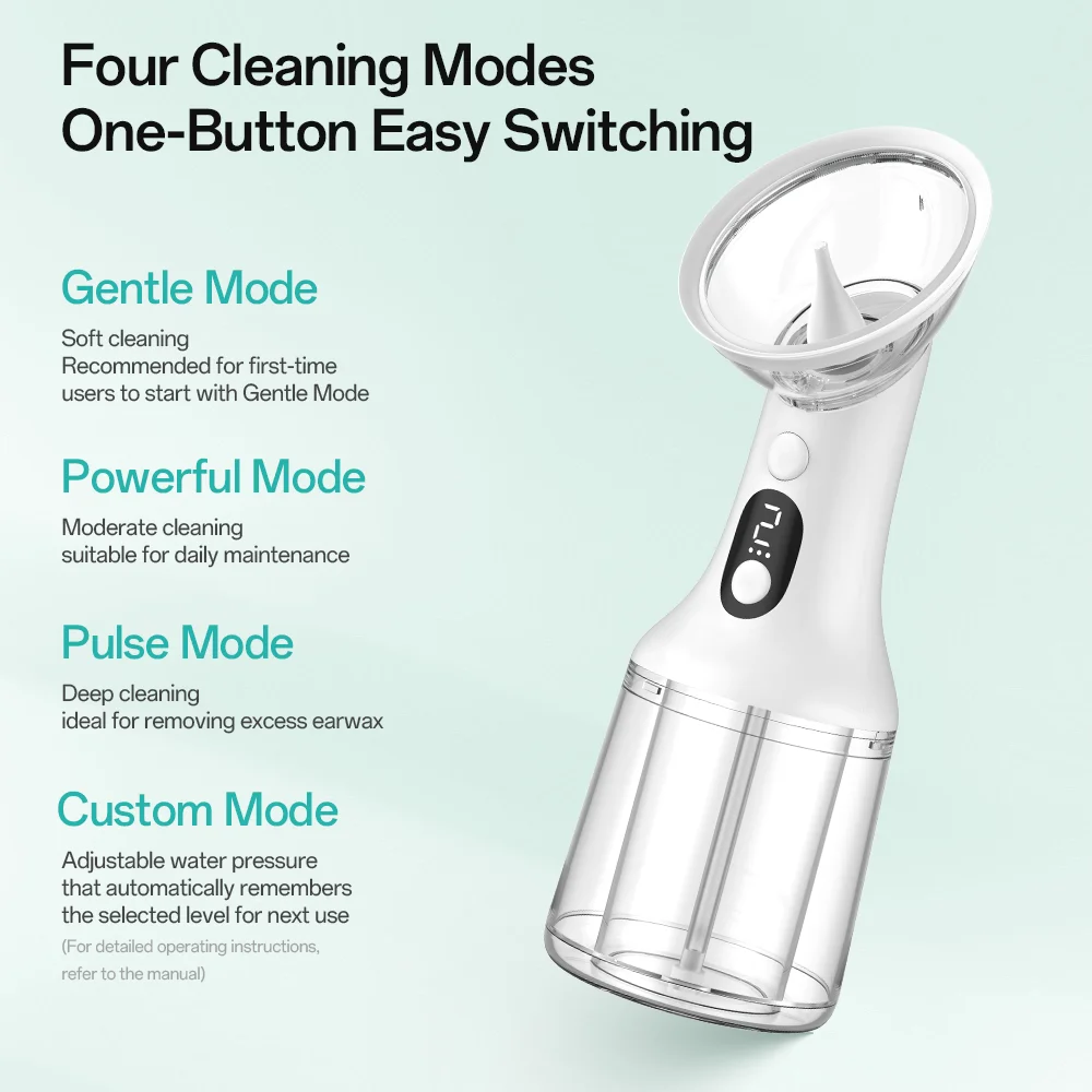 Ear washer Electric smart water Portable electric e remover washer - Image 5