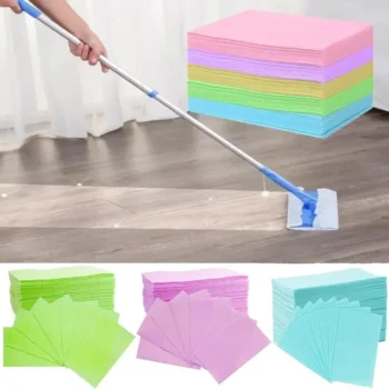 100Pcs Multifunctional Floor Cleaning Sheet Disposable Toilet Tablets Mopping Hygiene Fragrant Dirt Home Kitchen Bathroom
