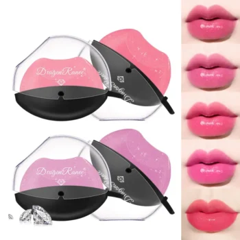 Lazy Lipstick Pearl light Temperature Color Changing Lip-shaped Lipstick Velvet Moisturizing Lip Gloss Waterproof Non-stick Cup