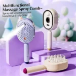 Electric Spray Air Cushions Massage Comb 3 in 1 Self Cleaning Steam Essential Oil Brush Rechargeable Spray Scalp Massager Combs